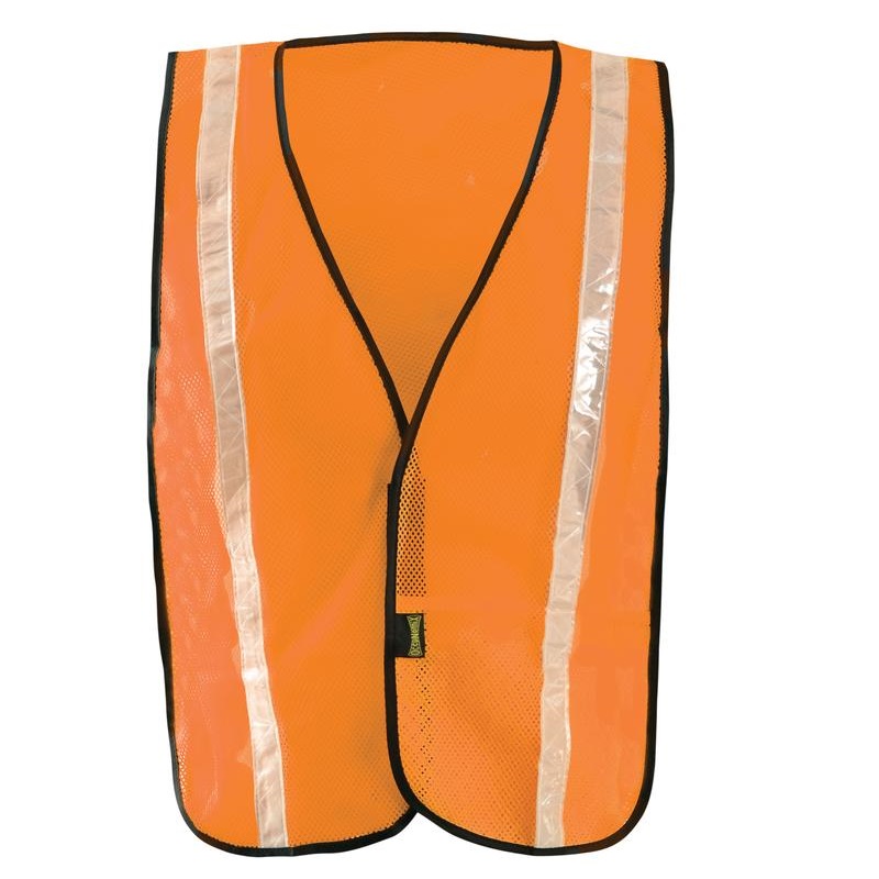 Value Safety Vest 4X-Large Orange Mesh Gloss 